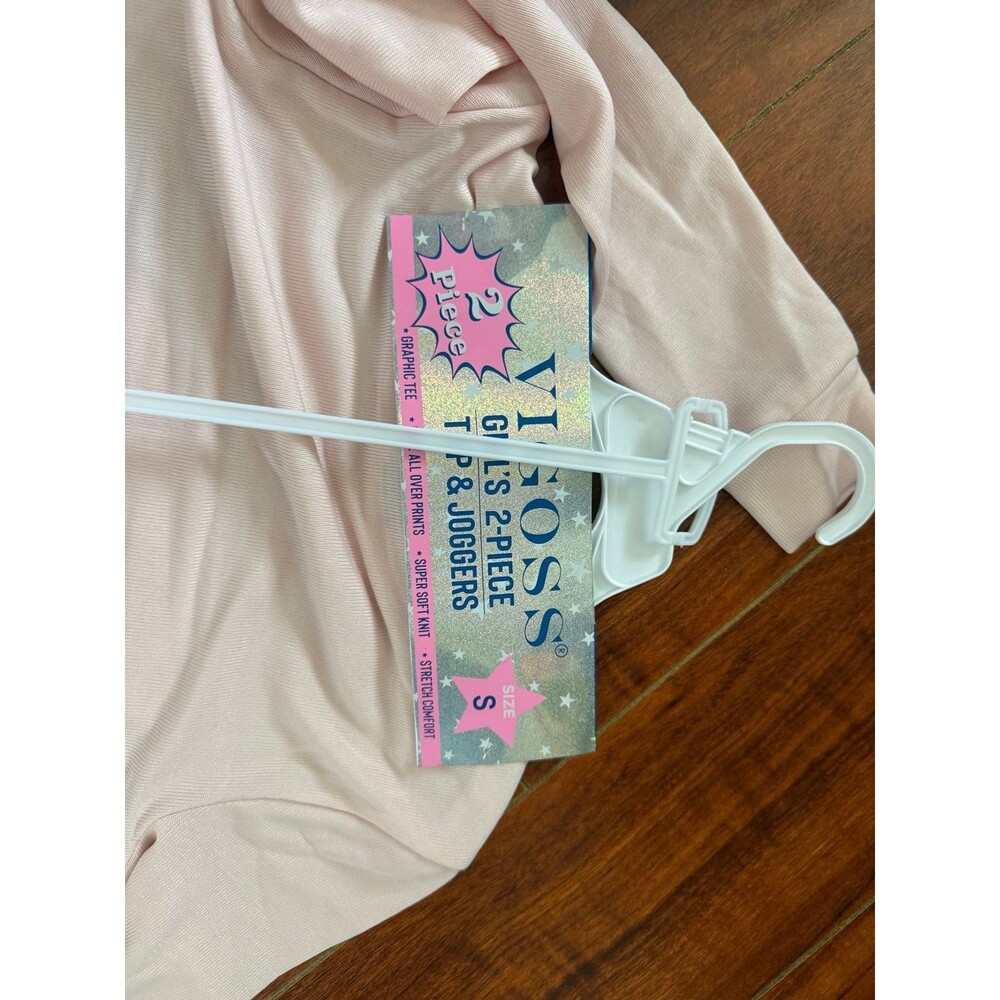 VIGOSS Girls Unicorn Rainbow Pajama Set S - Picture 3 of 3